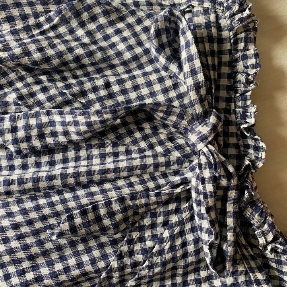 Gingham Ruffle Shorts - Picture 3 of 3